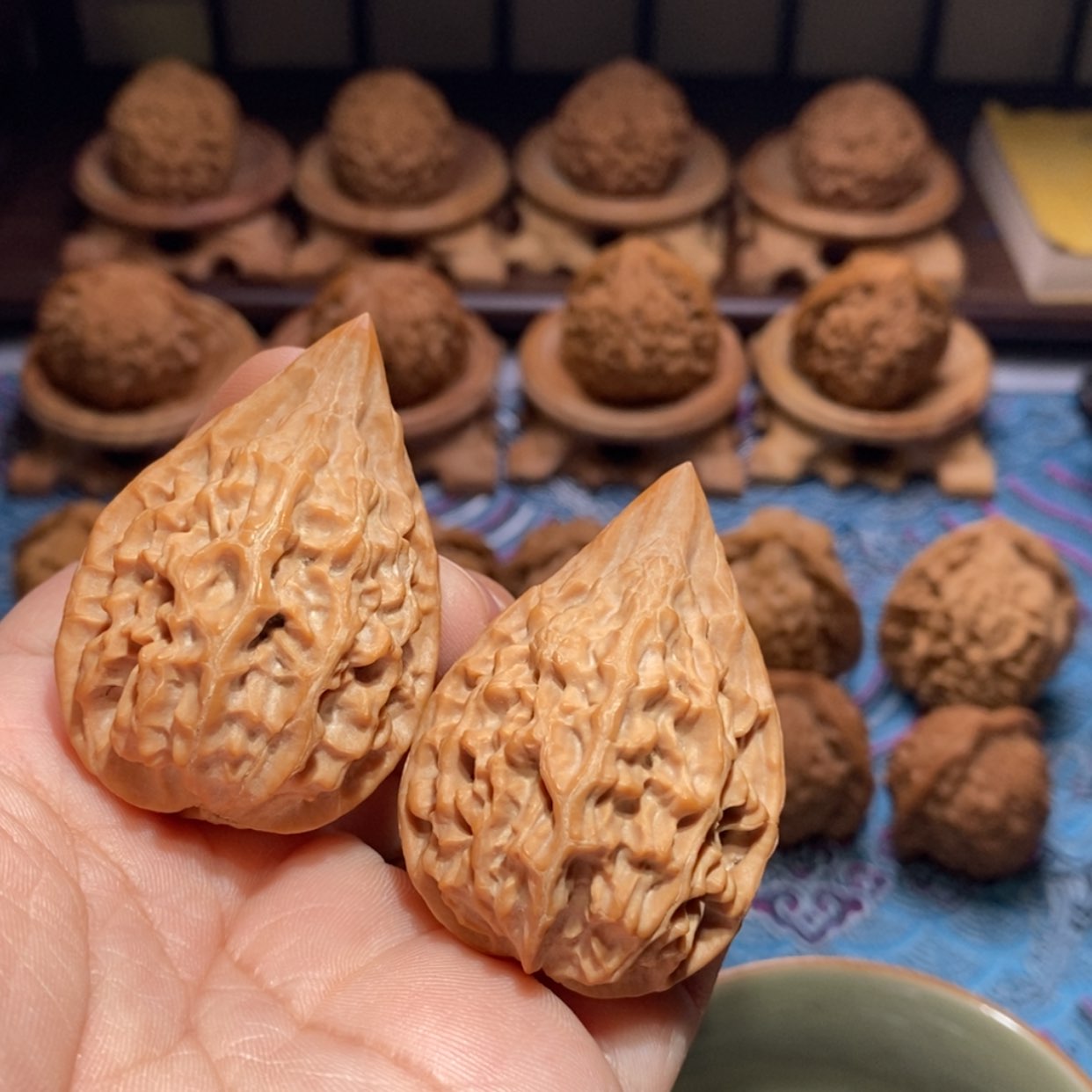 【闪购商品】文玩核桃吊坠霸王枪