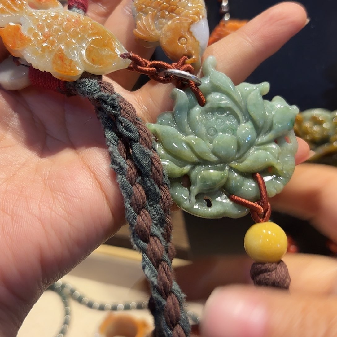 翡翠颈饰未镶嵌原创