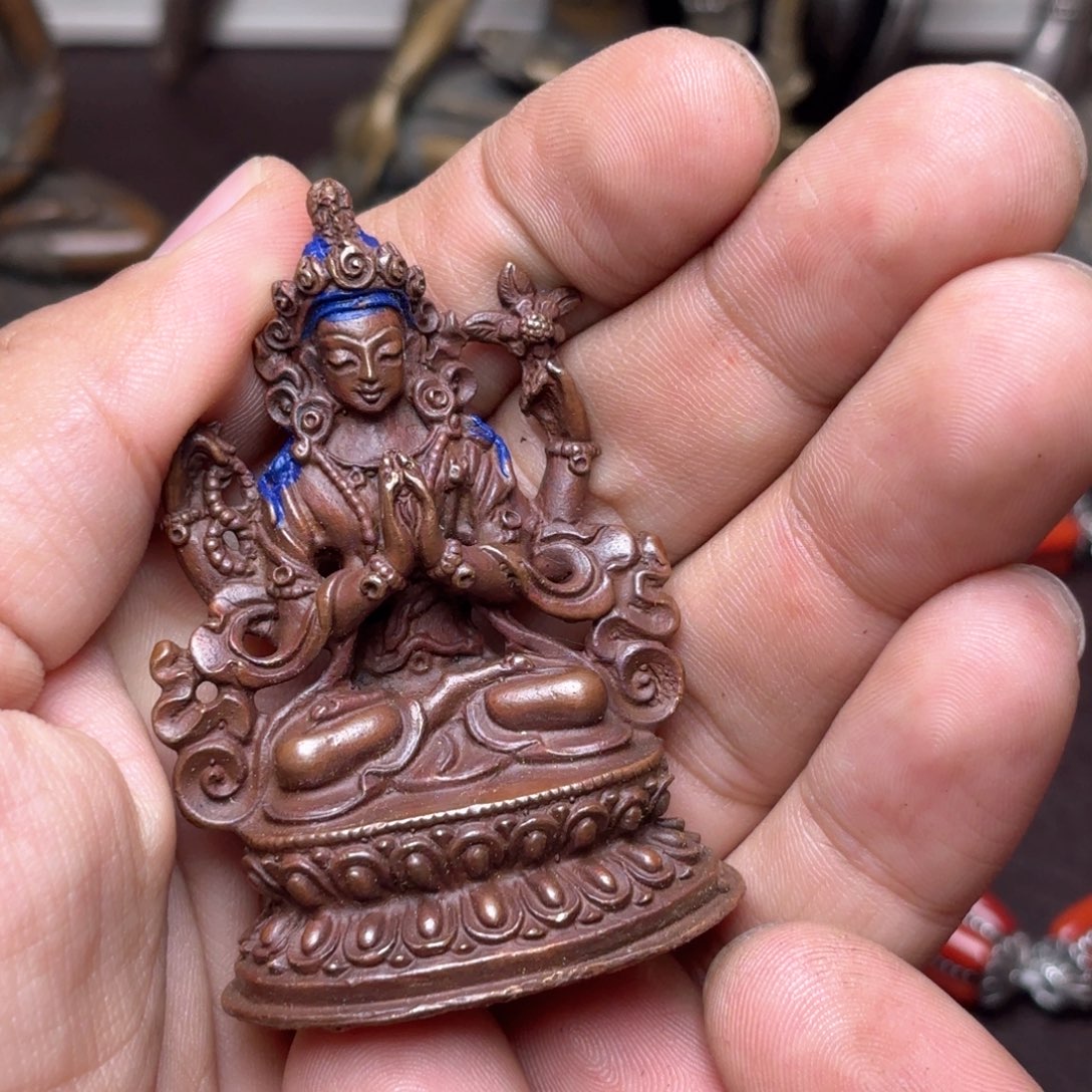 铜星月菩提挂件菩提