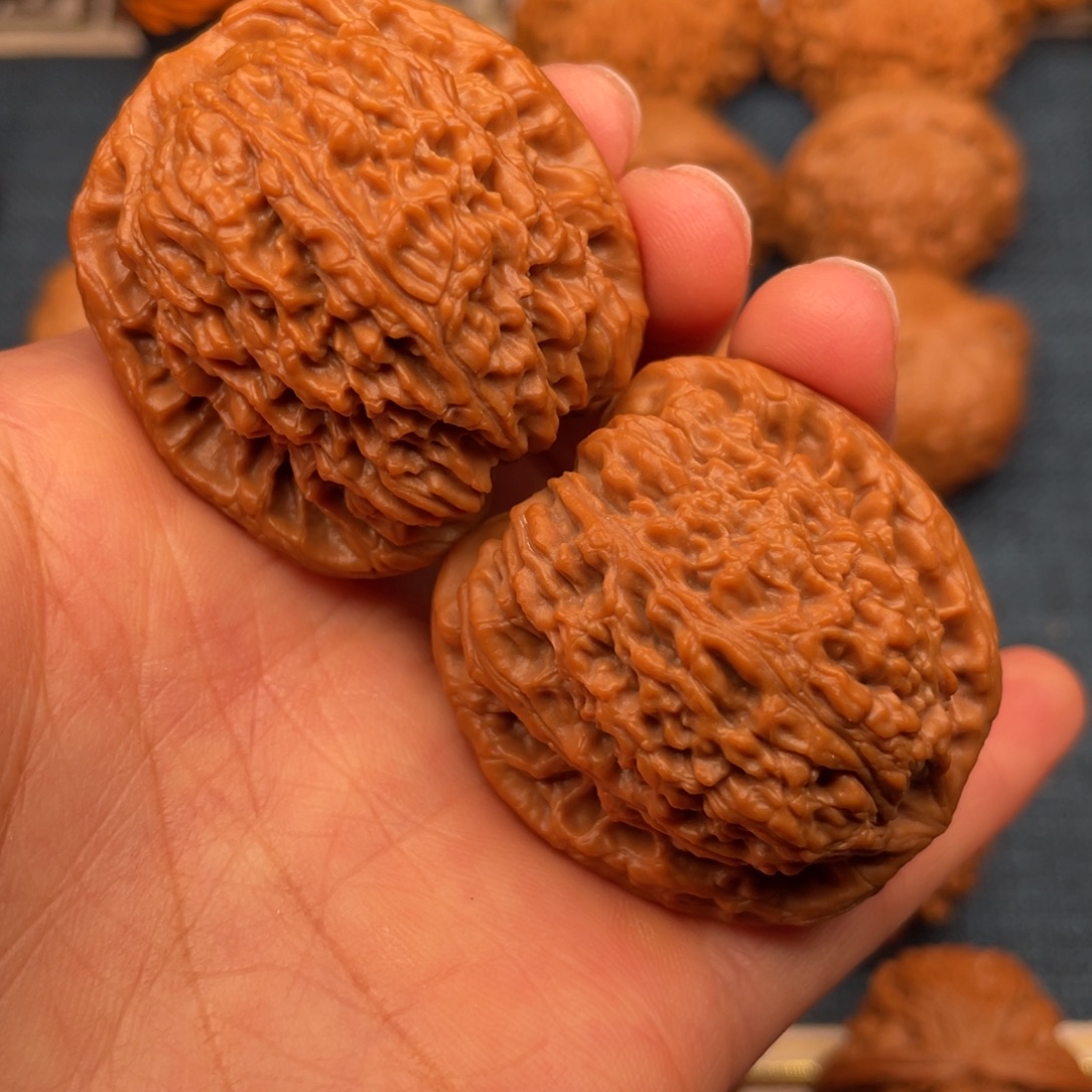 把件文玩核桃39全品毕业拉丝蚂蚁纹南疆