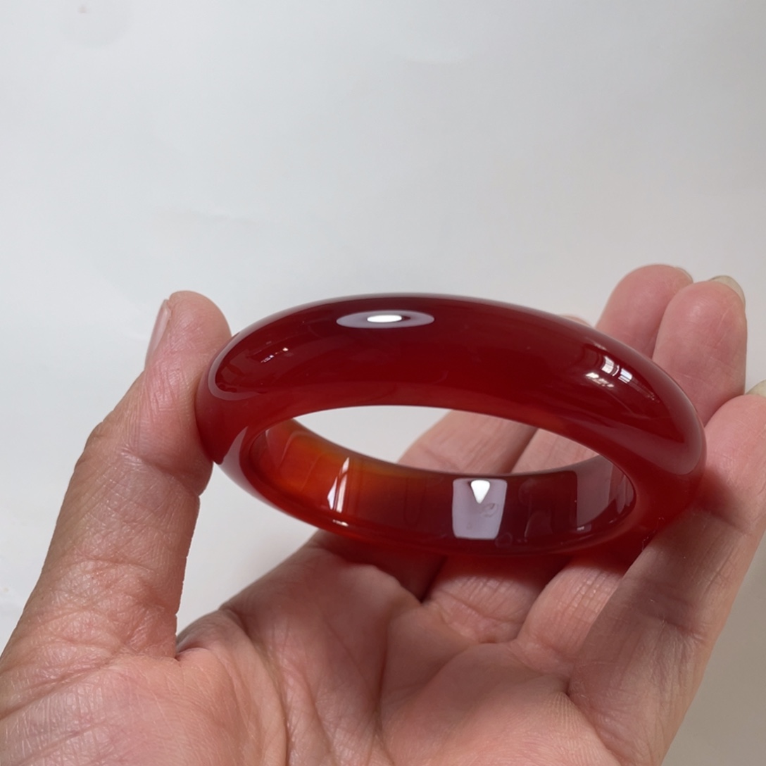 玛瑙/玉髓手镯未镶嵌51圈口