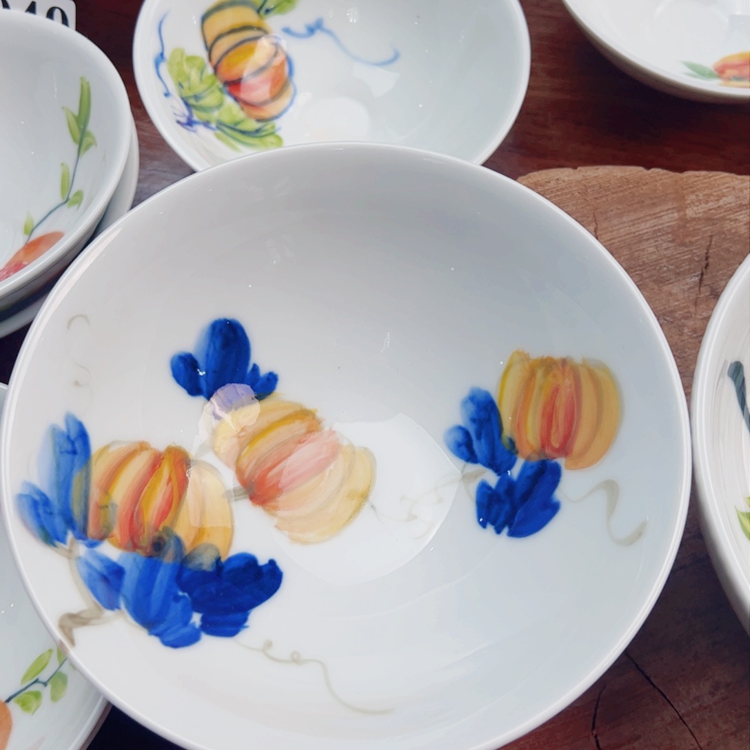 瓷片景德镇陶瓷手工手绘制作