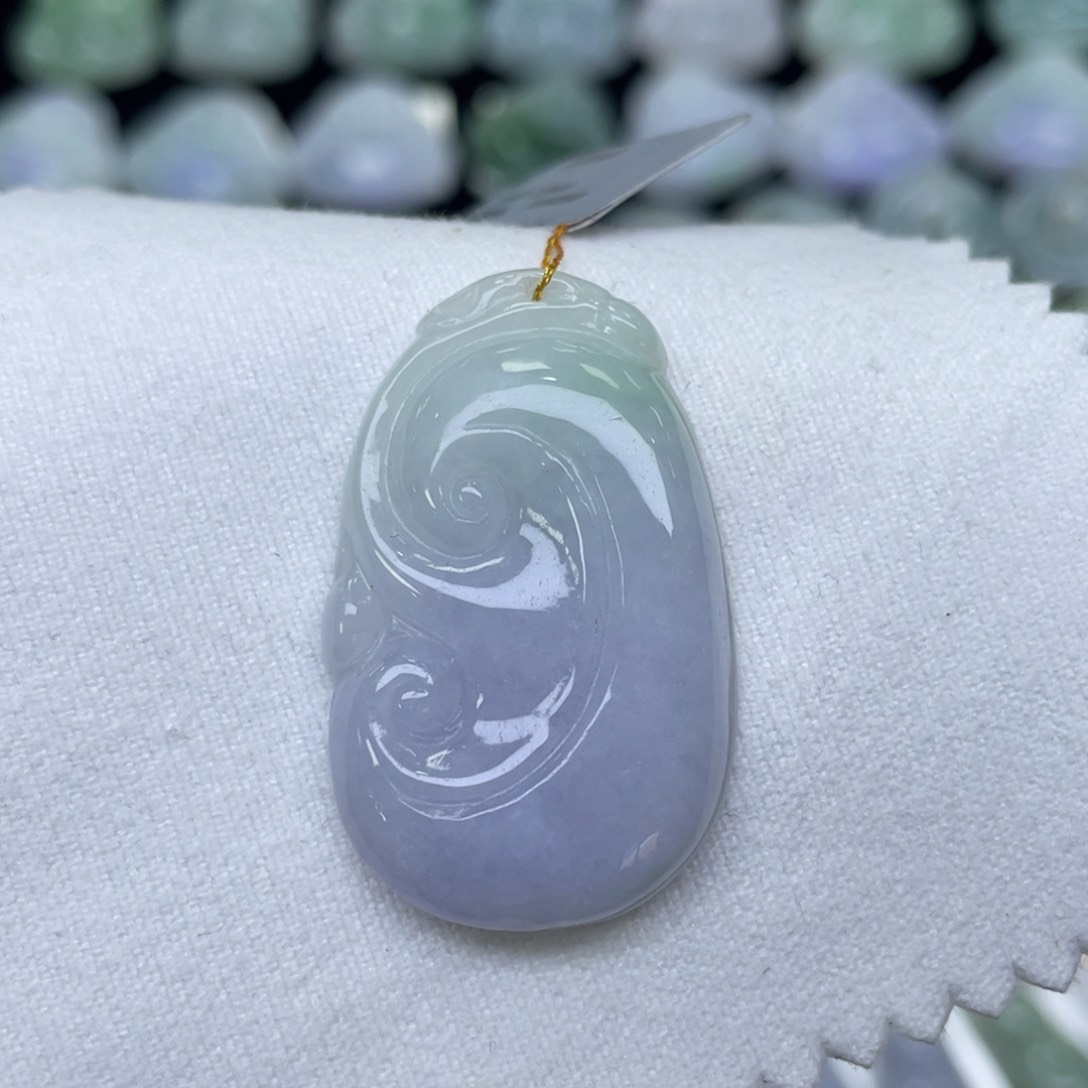 颈饰未镶嵌翡翠如意