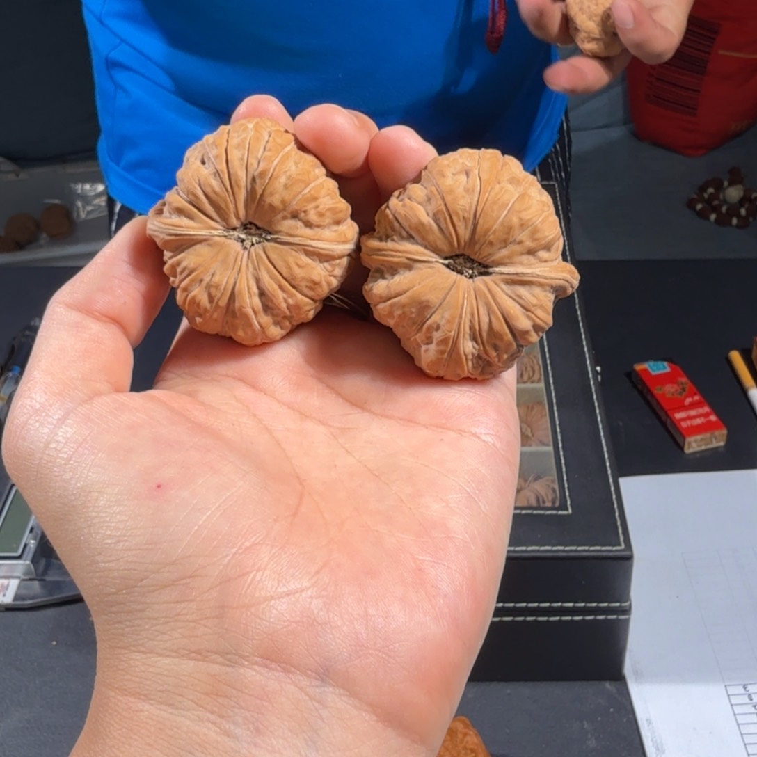 文玩核桃把件245号40mm全品南瓜墩