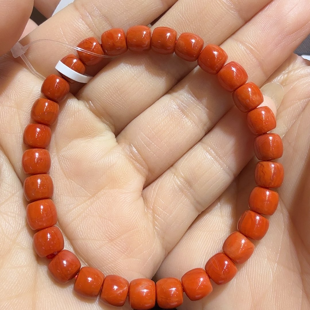 南红玛瑙未镶嵌颈饰手串