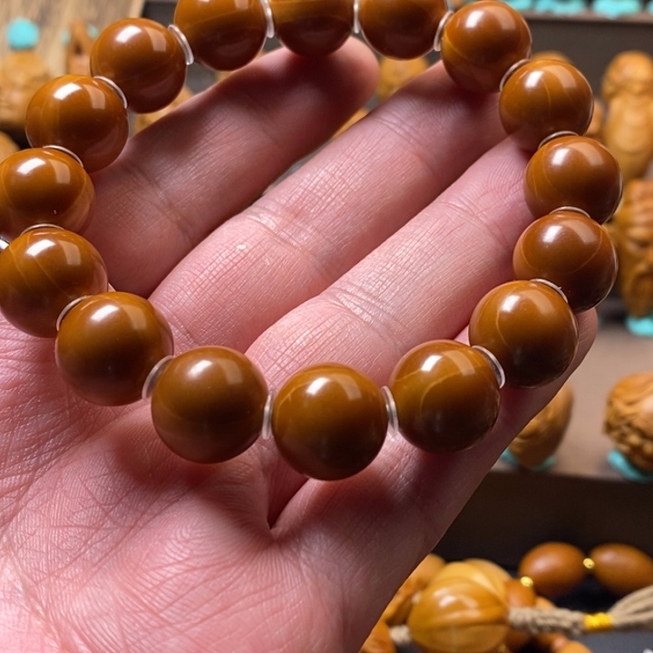 橄榄核手串/手链1.35  极品