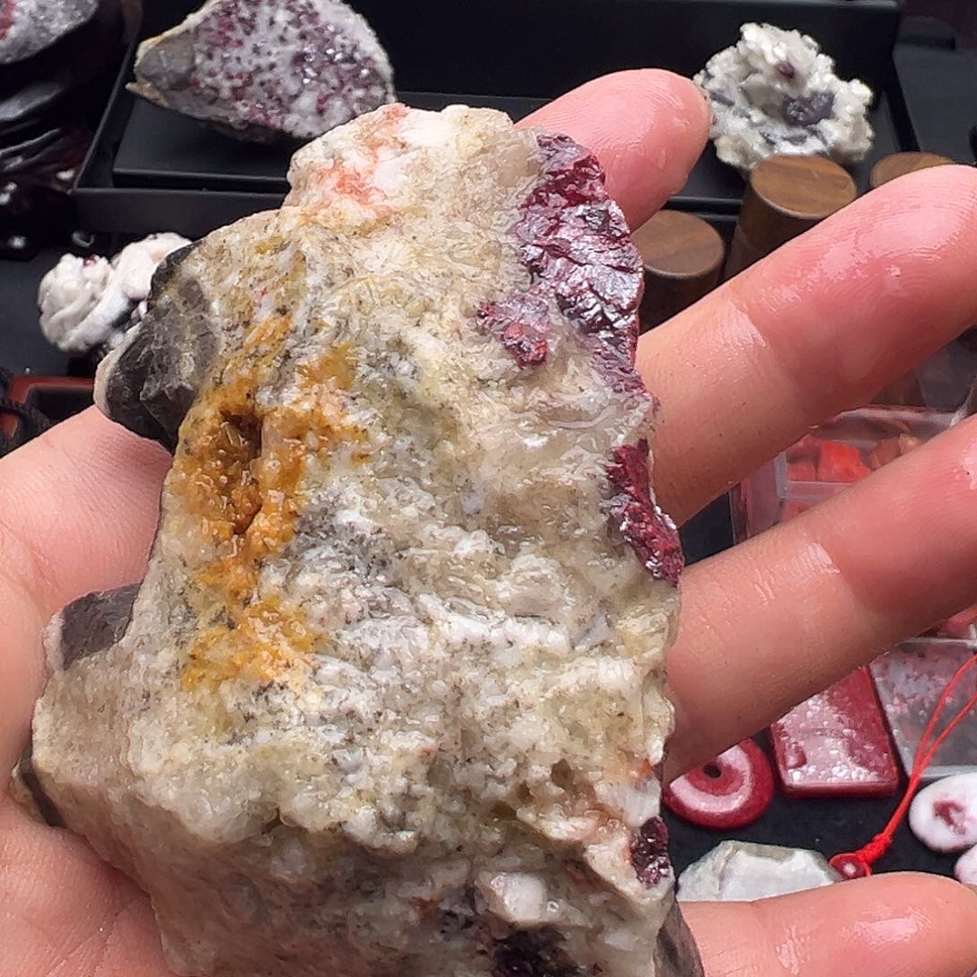 微***义天然辰砂天然朱砂原石