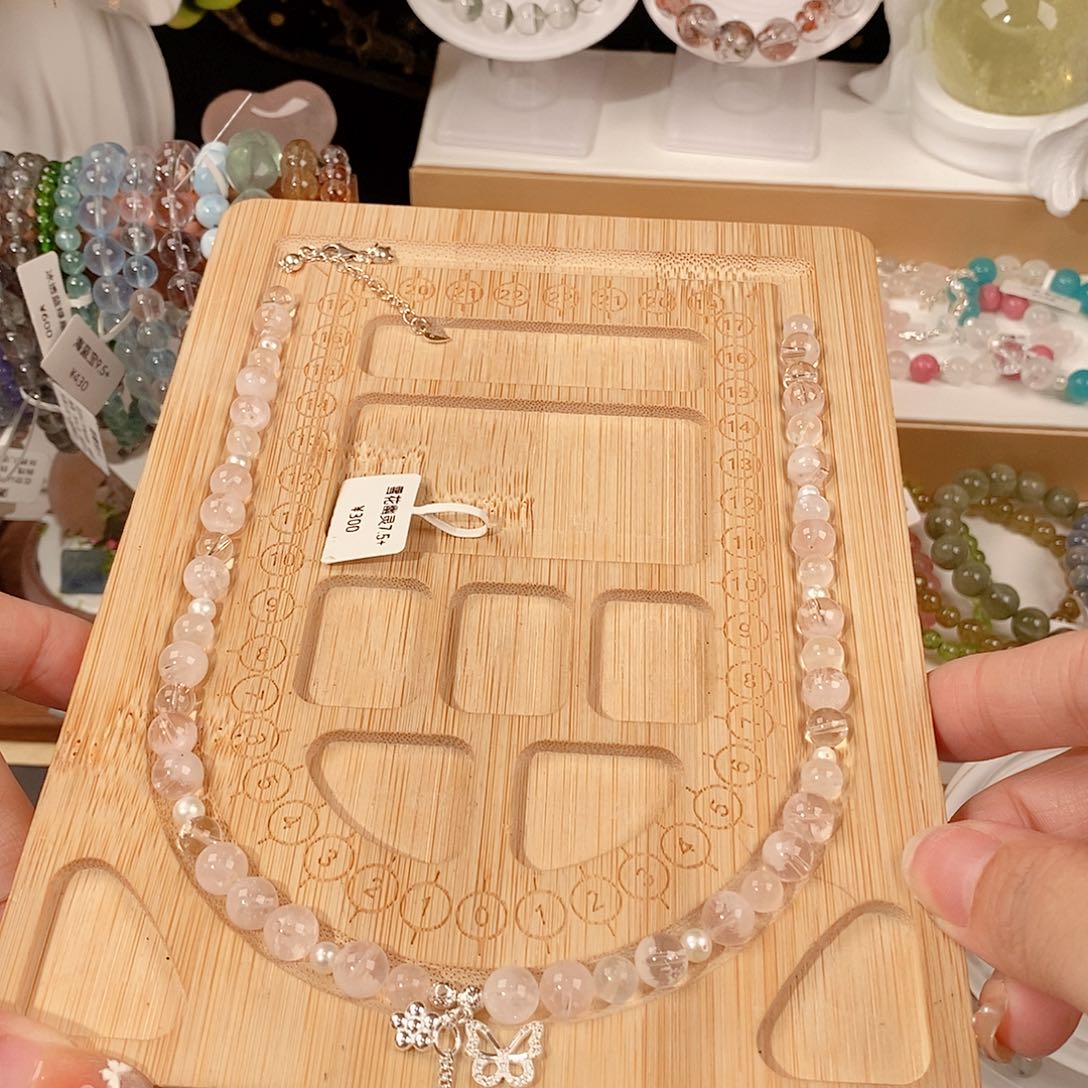 水晶手链未镶嵌雪****长度34左右