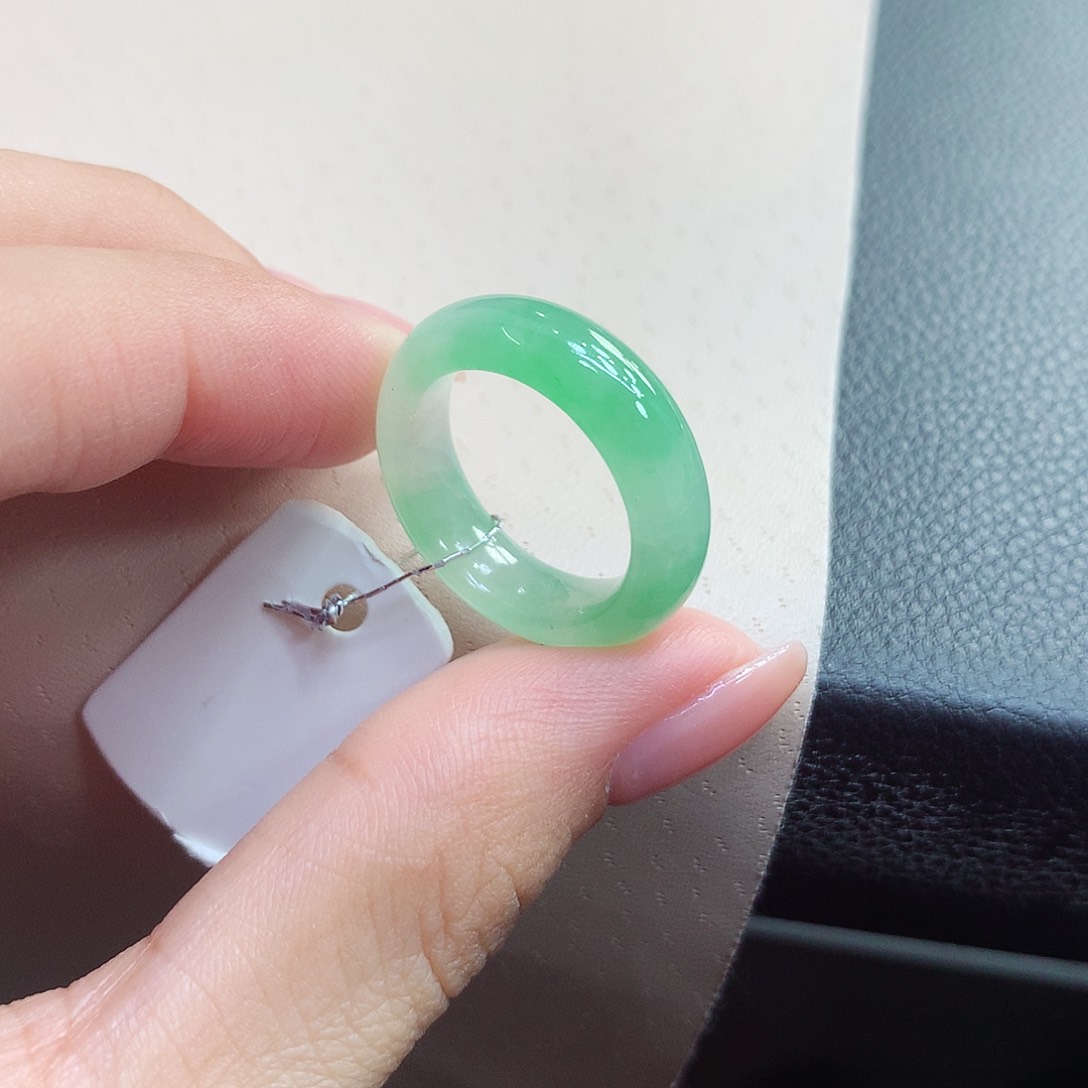 未镶嵌戒指翡翠10号