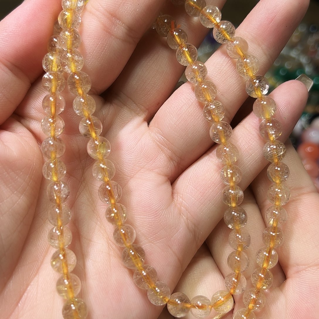 水晶手链未镶嵌发晶多圈