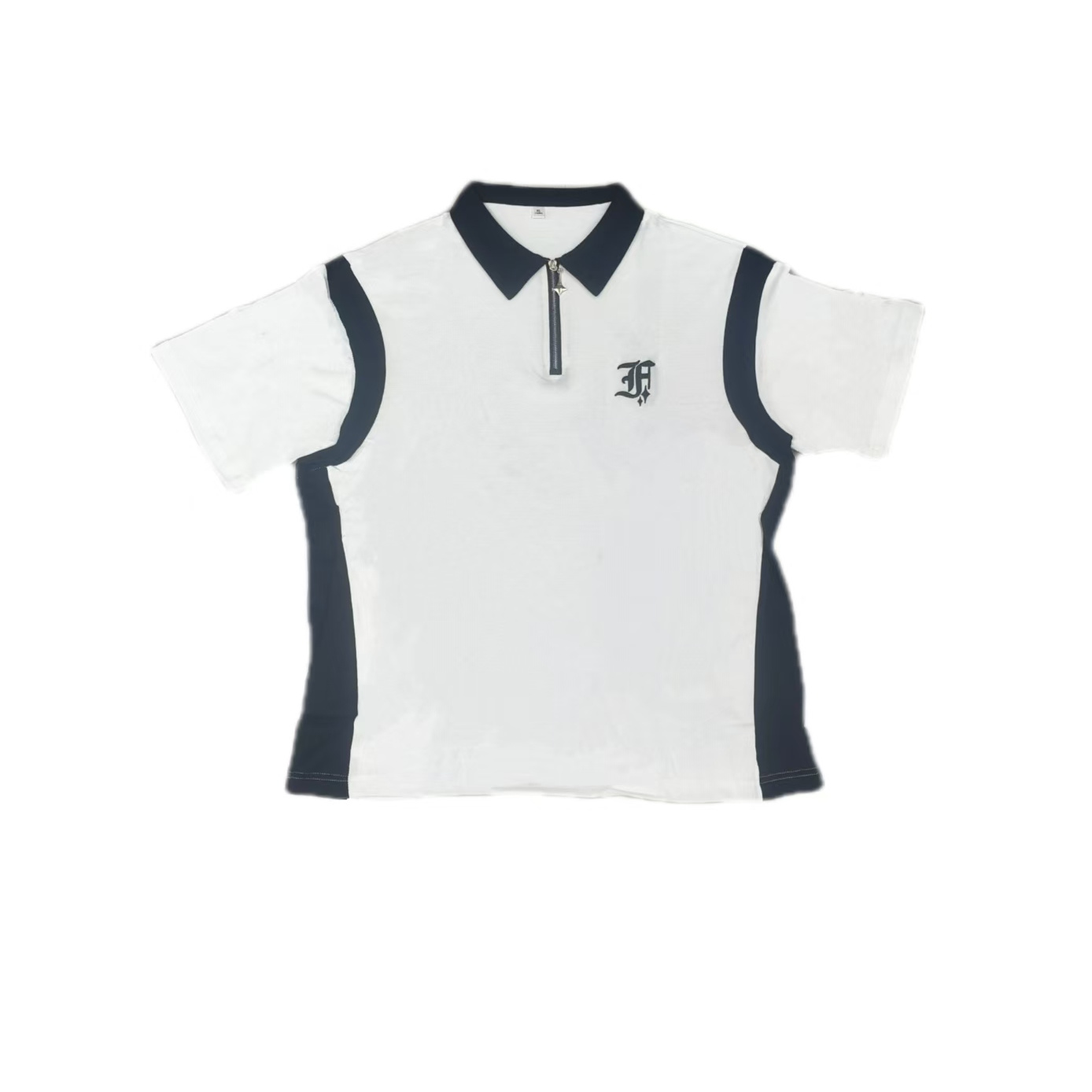 【OY】POLO衫撞色拼接T恤