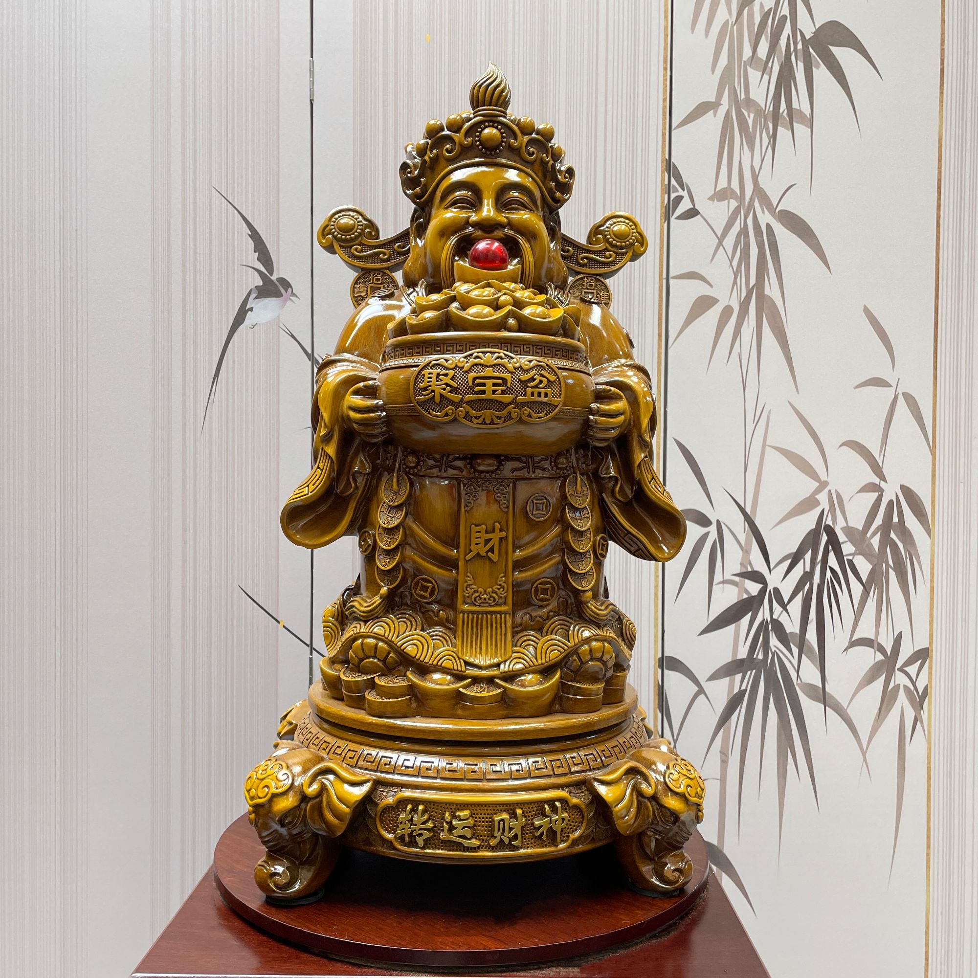 转运财神爷客厅办公室玄关招财开业乔迁送礼佳品