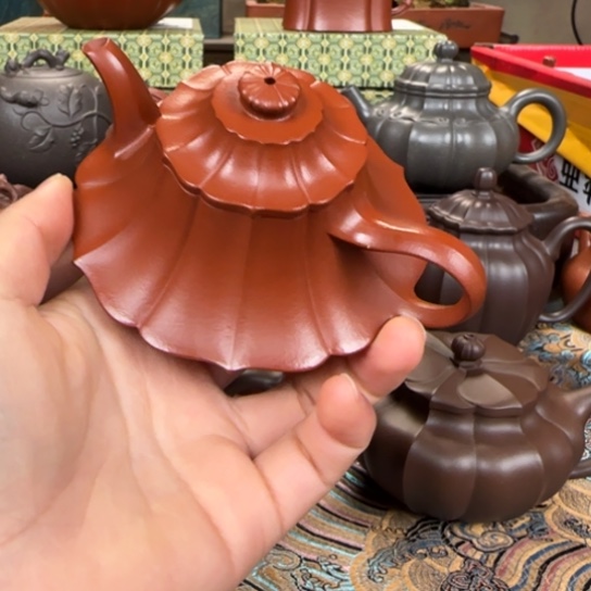 紫砂茶壶?***?宜兴紫砂云芦