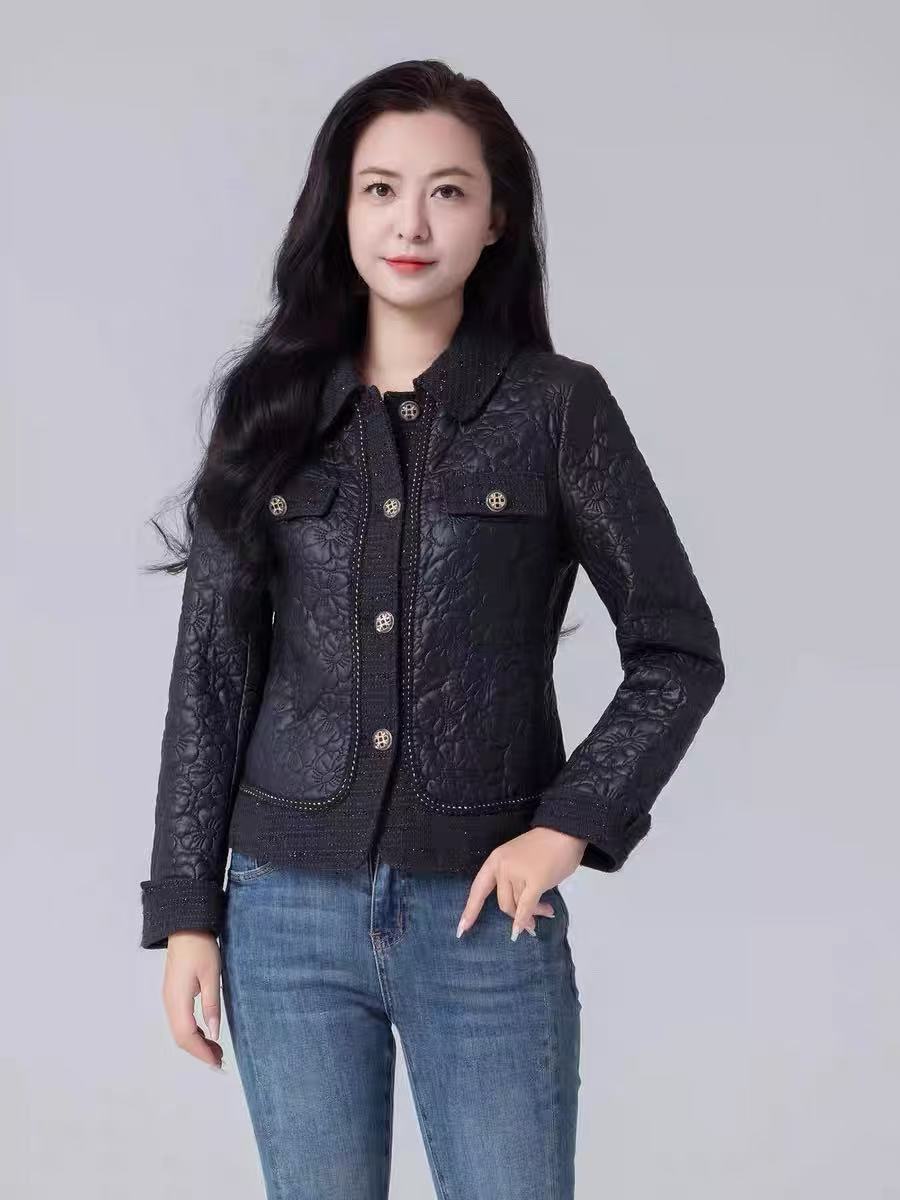 【JX6520两色小香风外套】M多多专属25时尚休闲百搭女士春秋外套