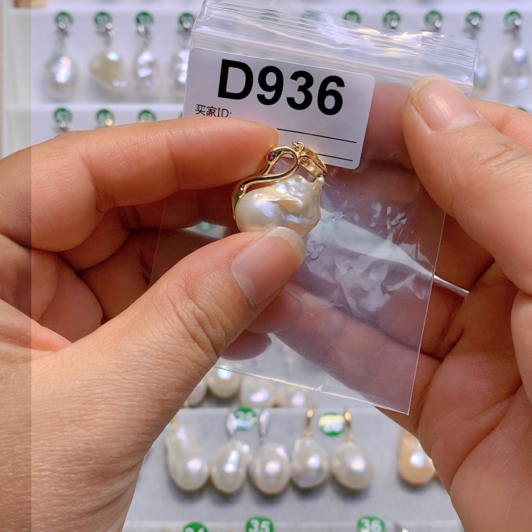 淡水珍珠颈饰银S925镶嵌