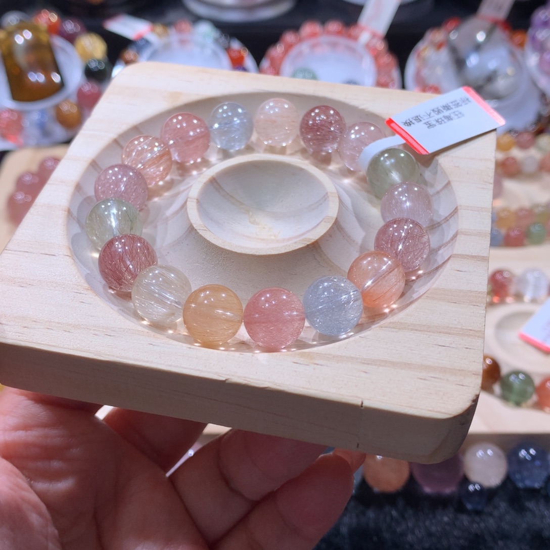 手链水晶未镶嵌彩兔毛手链11左右