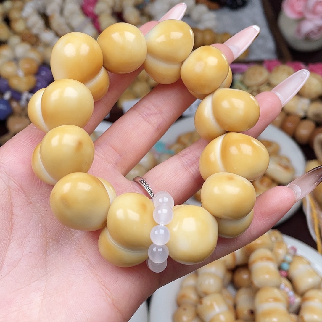 吊坠白玉菩提成品c