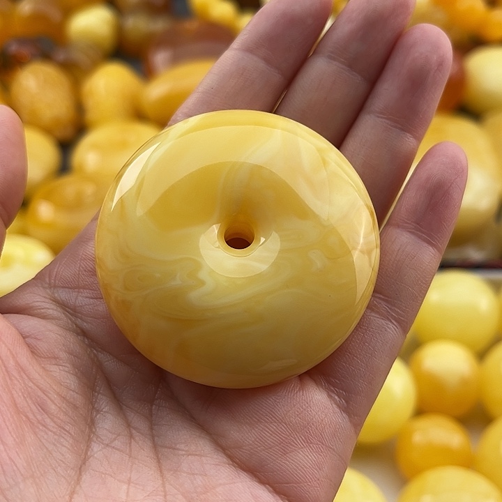 琥珀裸石未镶嵌琥珀蜜蜡