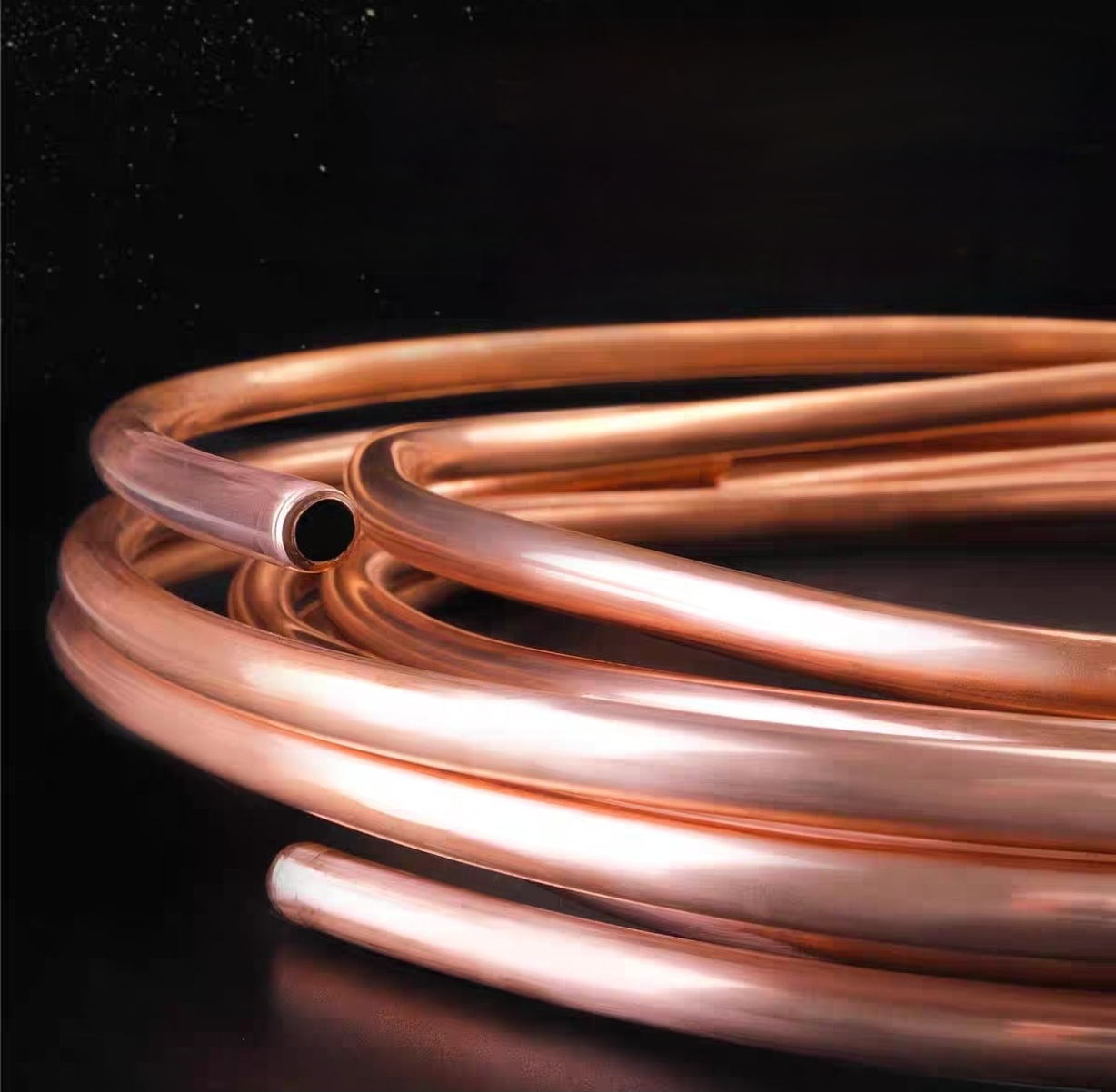 【空调铜管】1匹1.5匹2匹3匹纯铜免焊接定制加厚纯铜1米加长管