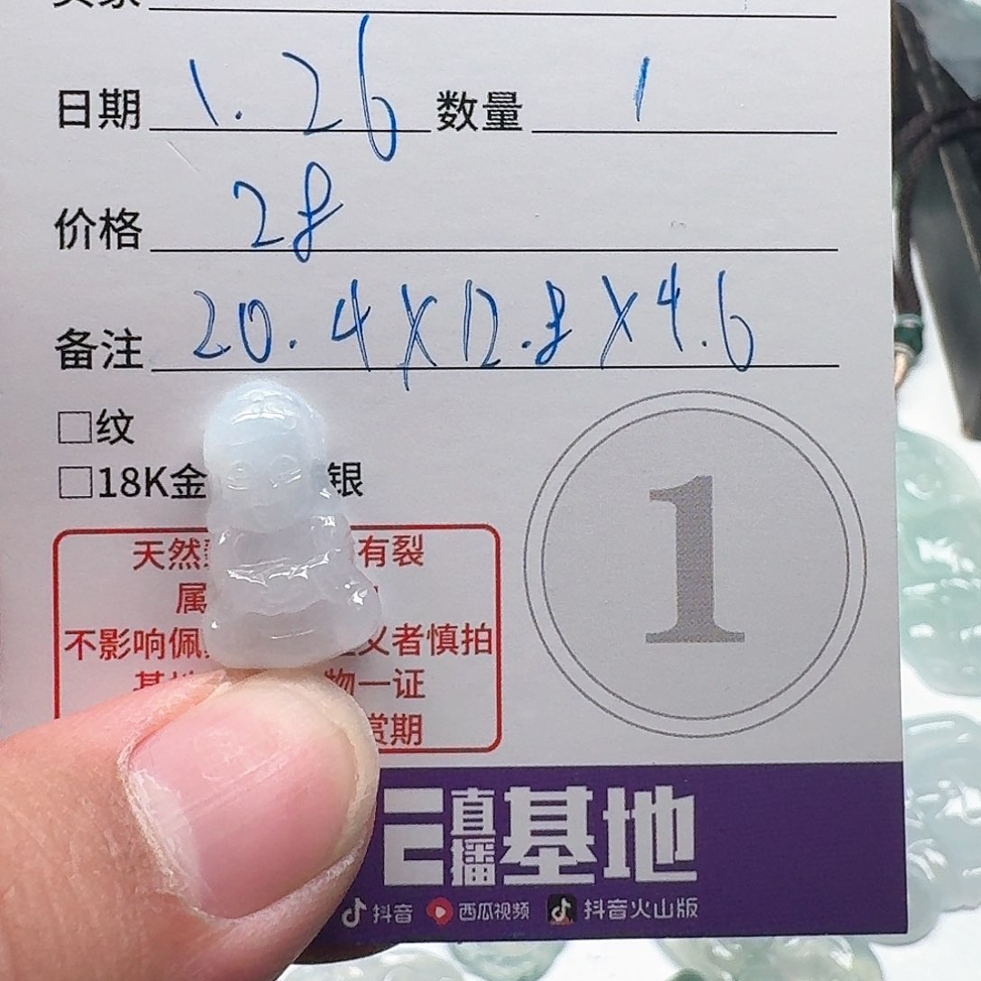 翡翠颈饰未镶嵌翡翠