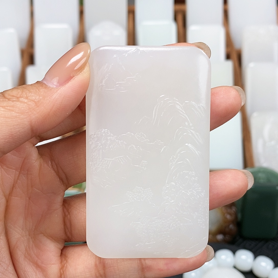 和田玉颈饰未镶嵌