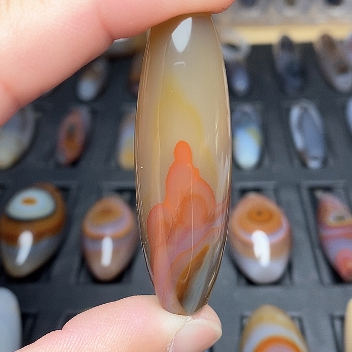 玛瑙/玉髓颈饰合金