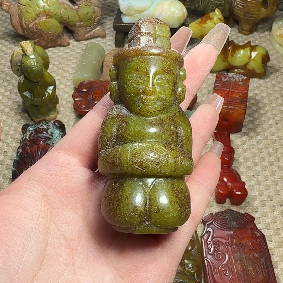 白玉菩提吊坠挂件