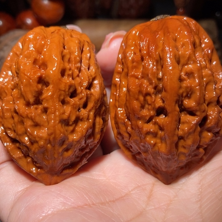 把件文玩核桃东北楸子小雪243