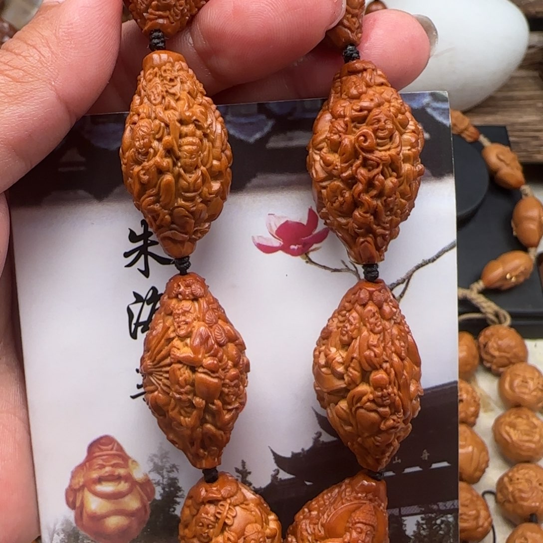 橄榄核手串橄榄手工制作工艺