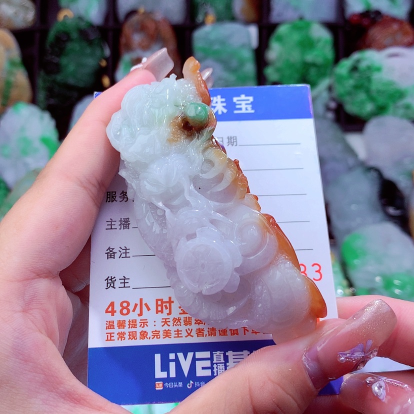 【闪购商品】翡翠颈饰未镶嵌挂件