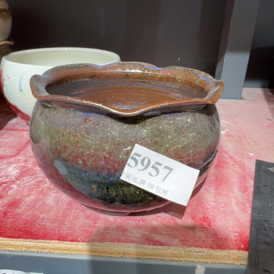 红陶口12高10，景德镇