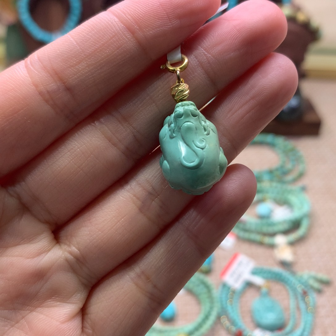 绿松石未镶嵌配饰