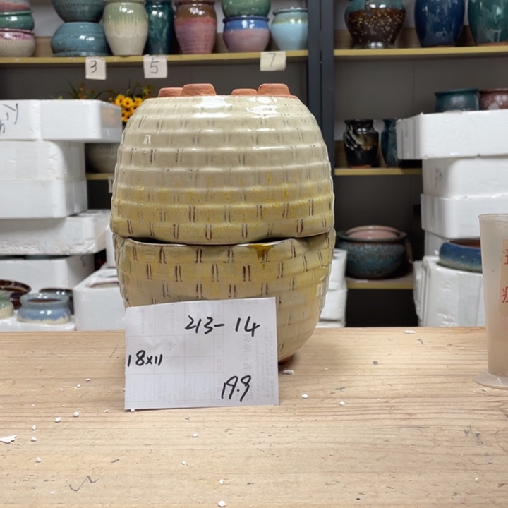 紫砂花盆多肉花盆微瑕14