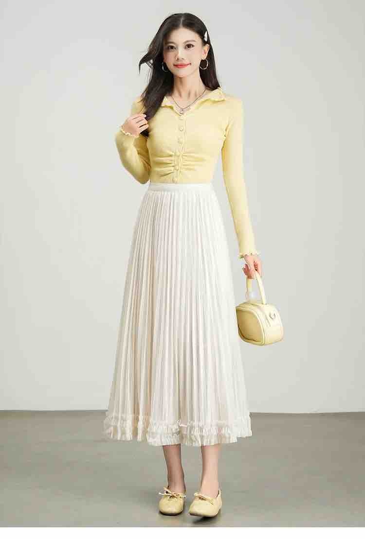 冬款上新2025半裙半身裙时尚女士法式A字长裙小香风韩版冬裙