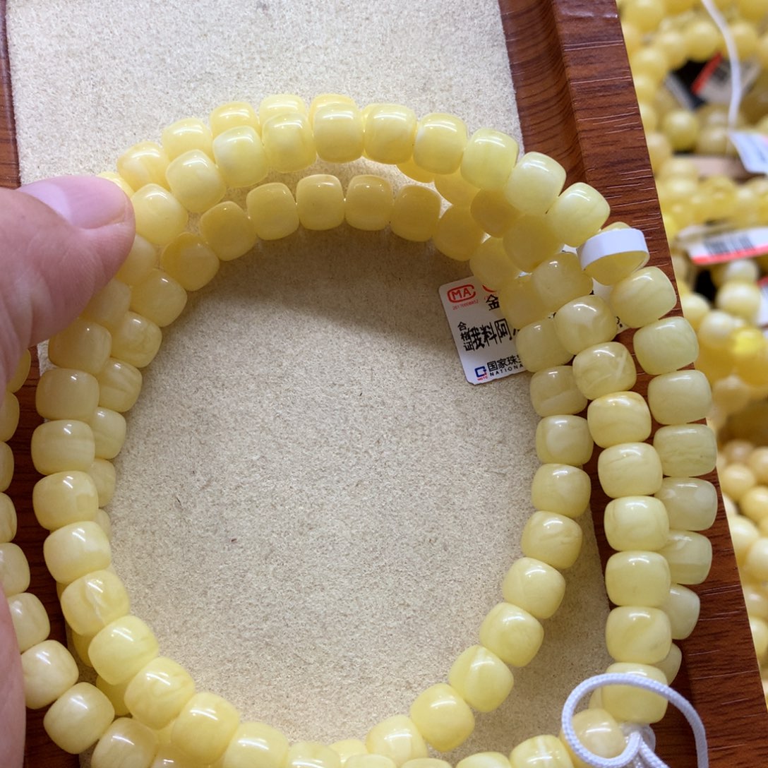 蜜蜡手链未镶嵌@***华蜜蜡