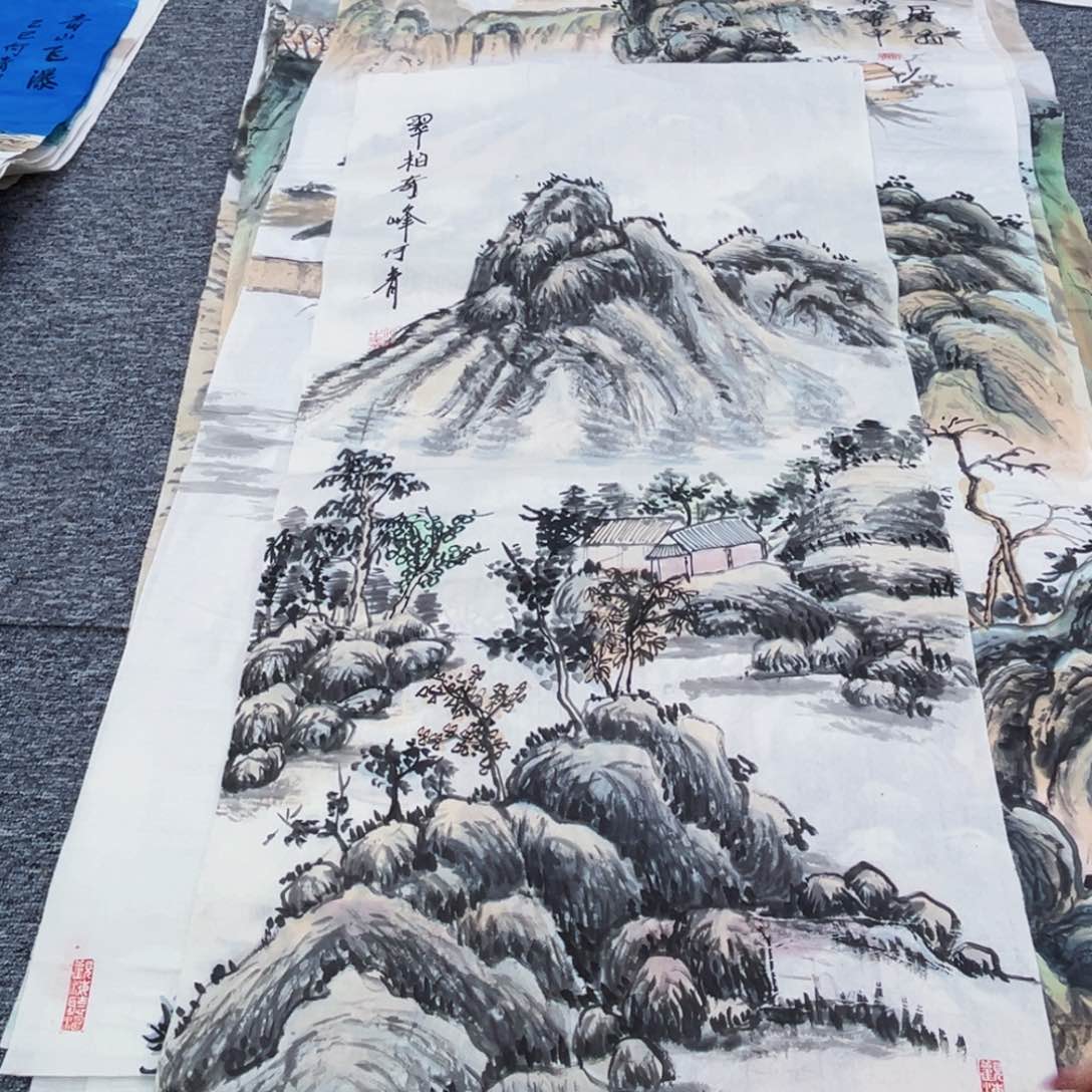 国画明**楼微瑕绘画绘画