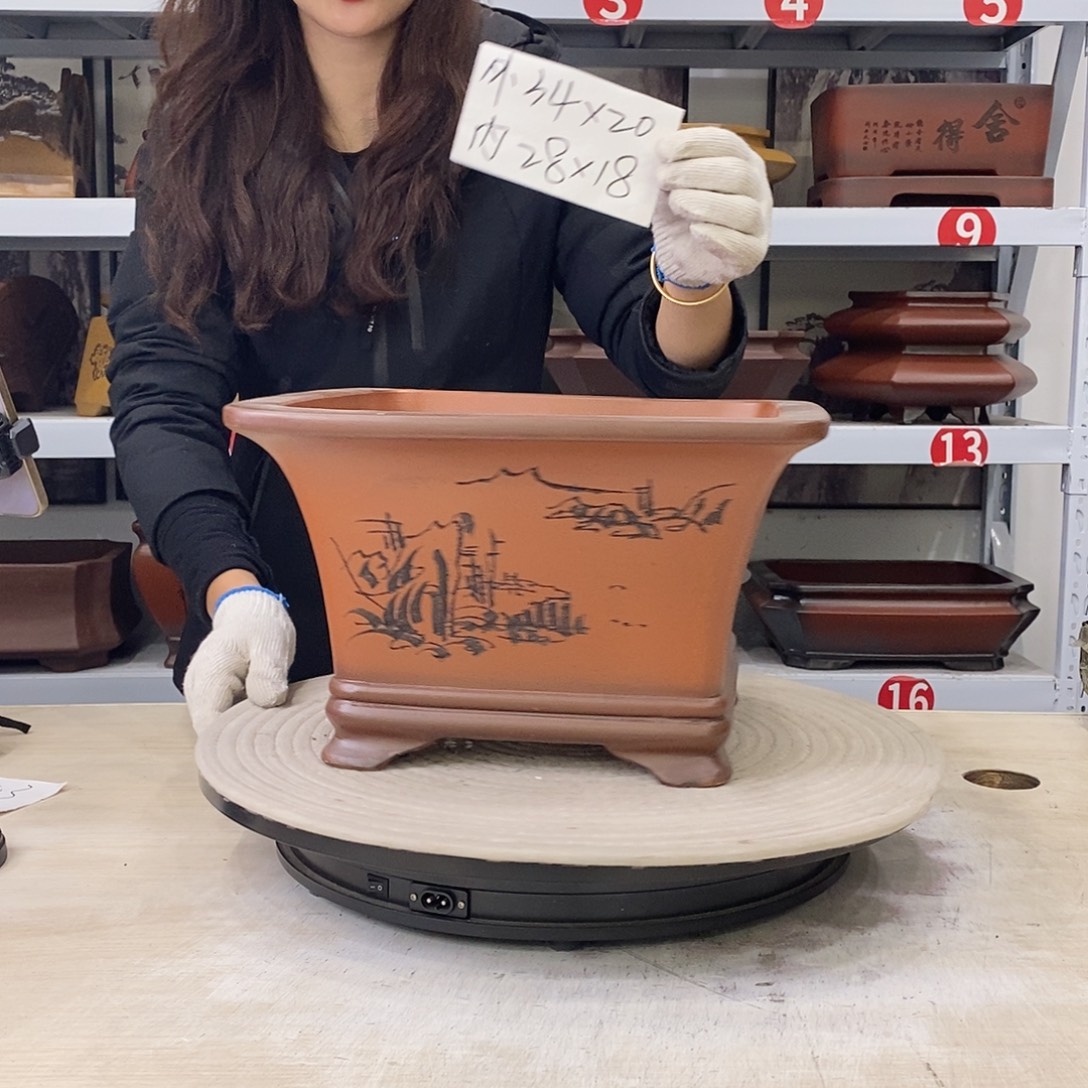 紫砂花盆紫砂花盆