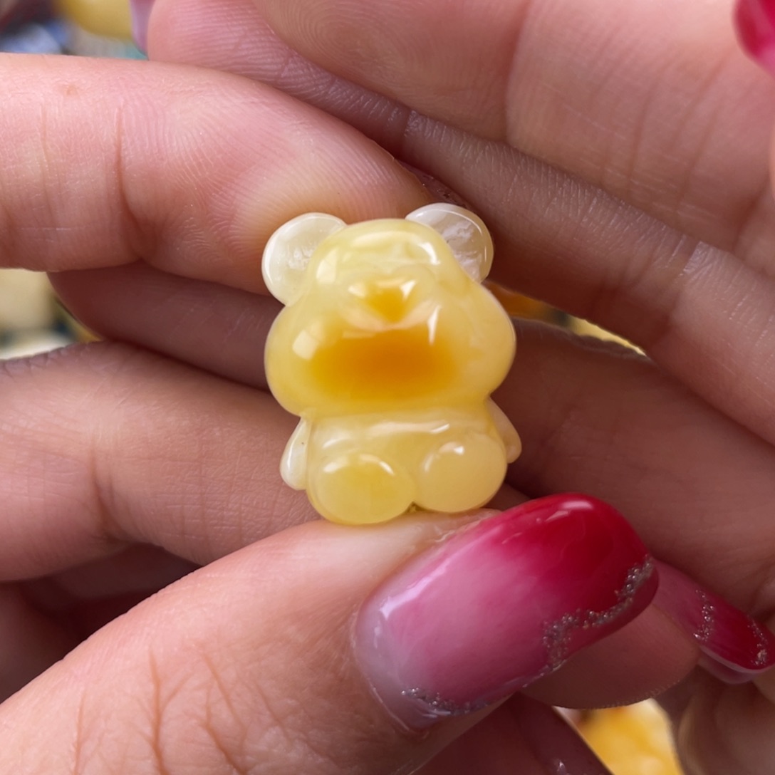 琥珀裸石未镶嵌蜜蜡