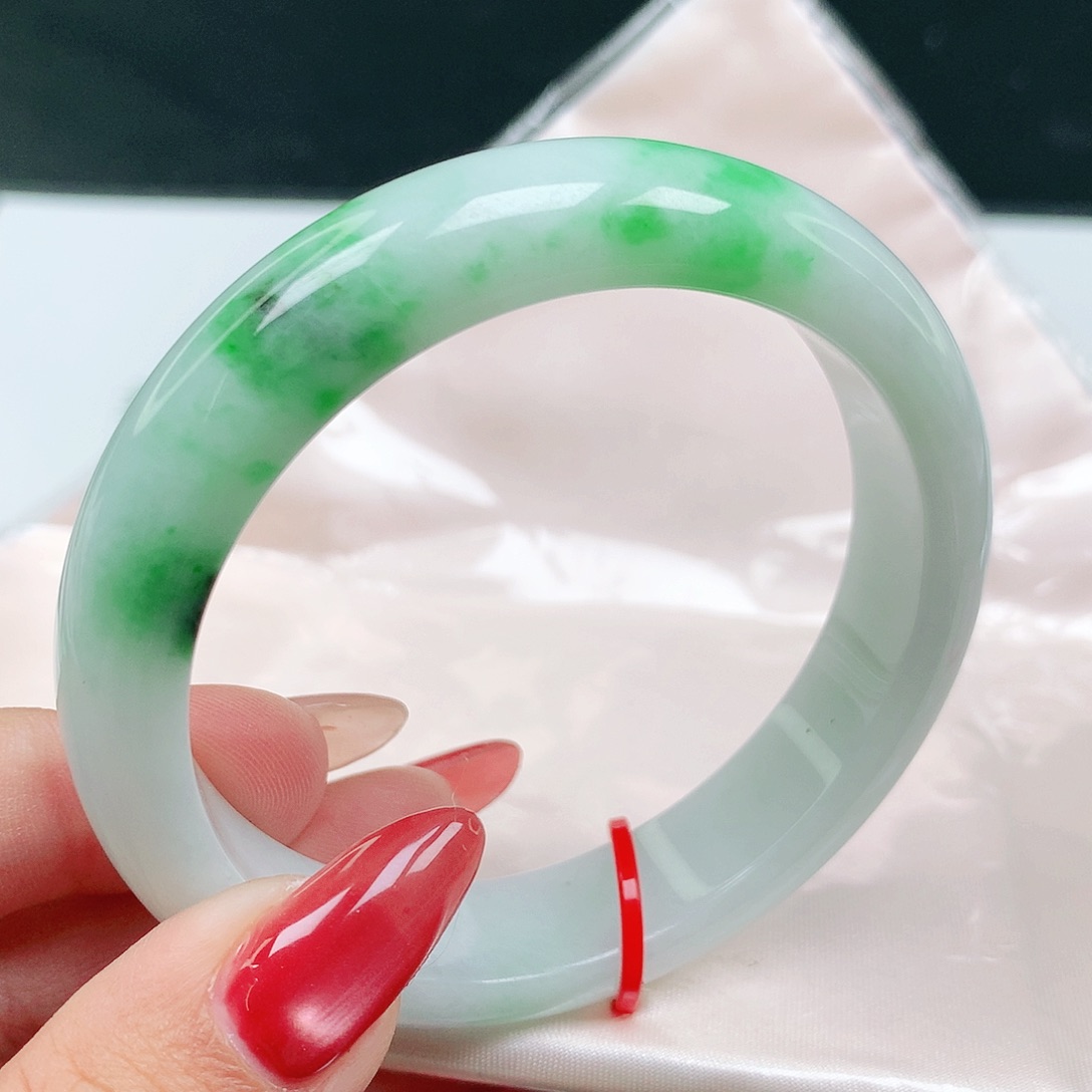 未镶嵌手镯翡翠红*包0505