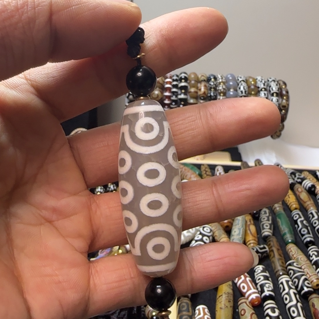 玛瑙/玉髓合金颈饰