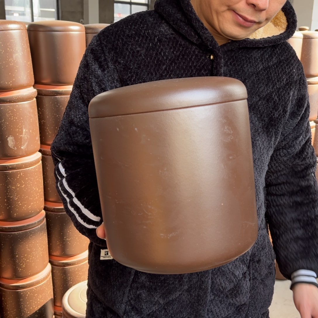 紫砂茶叶罐8 饼茶叶罐