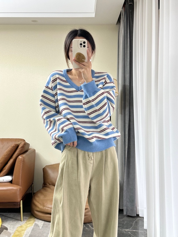 毛衣清仓拦截 女生春秋冬针织毛衣短款中长款