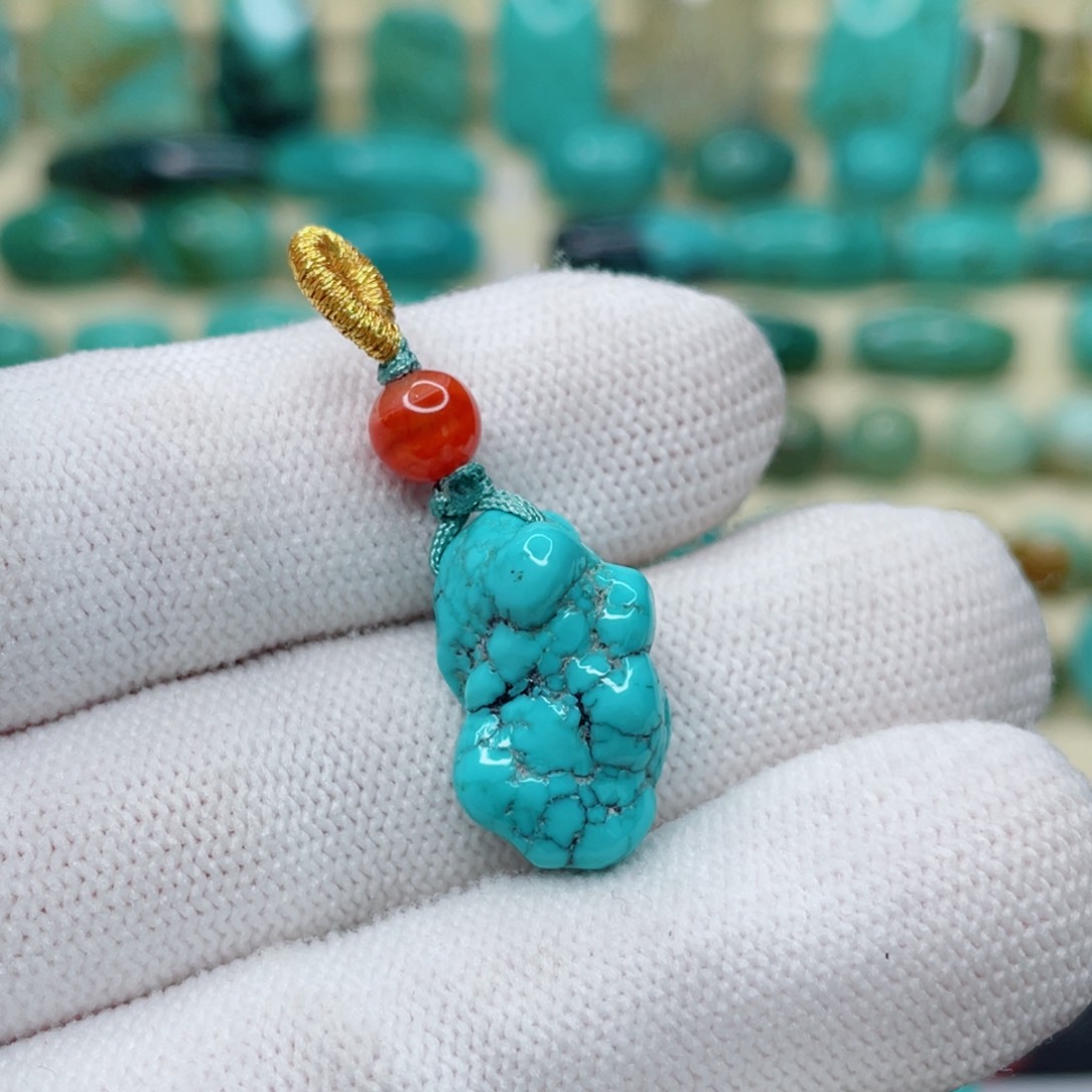 绿松石珠宝奇石未镶嵌