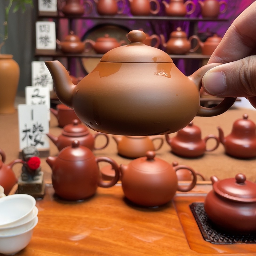 紫砂茶壶圆*蛋鸡蛋黄梨