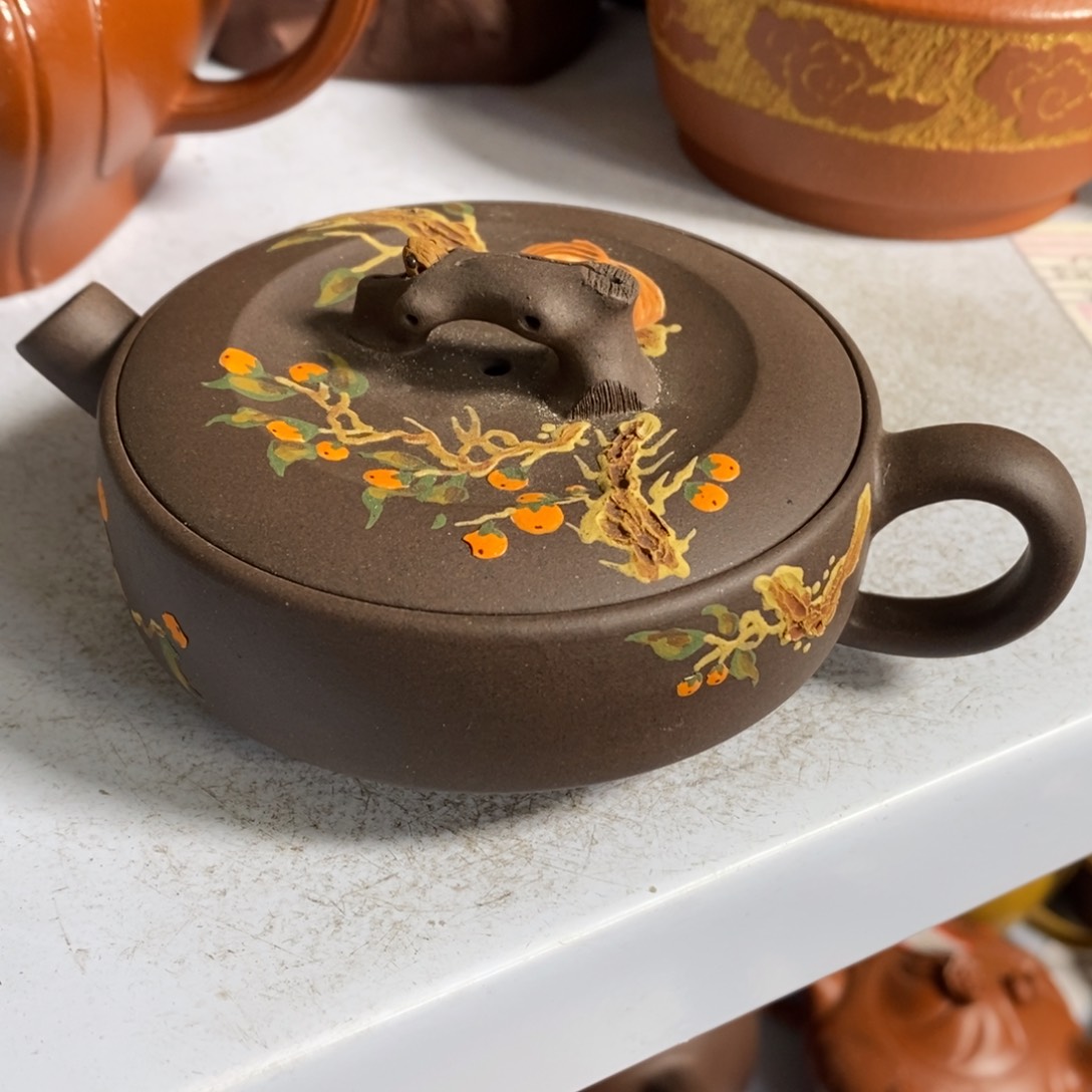 紫砂茶壶原矿手工134