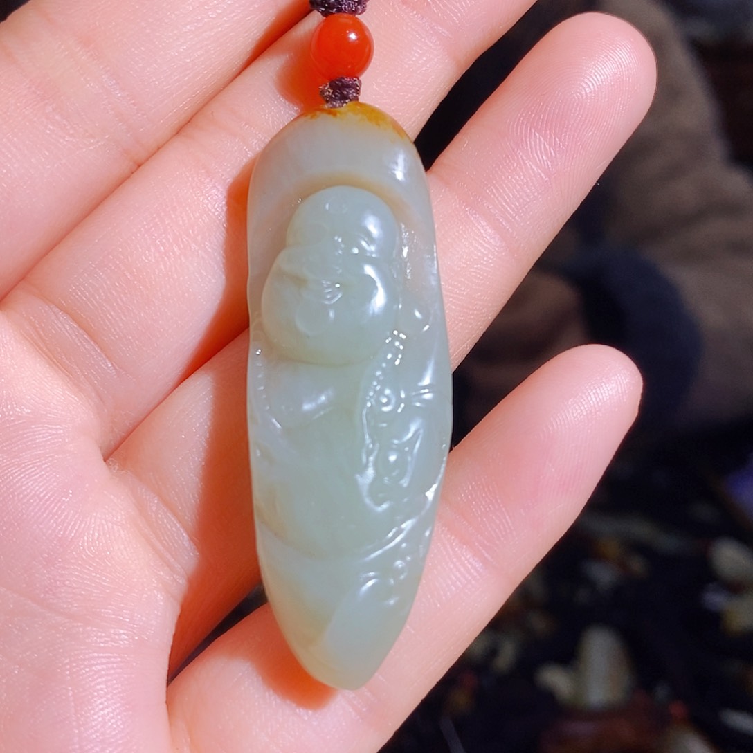 和田玉颈饰未镶嵌