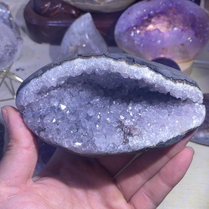 紫晶钱袋子未镶嵌