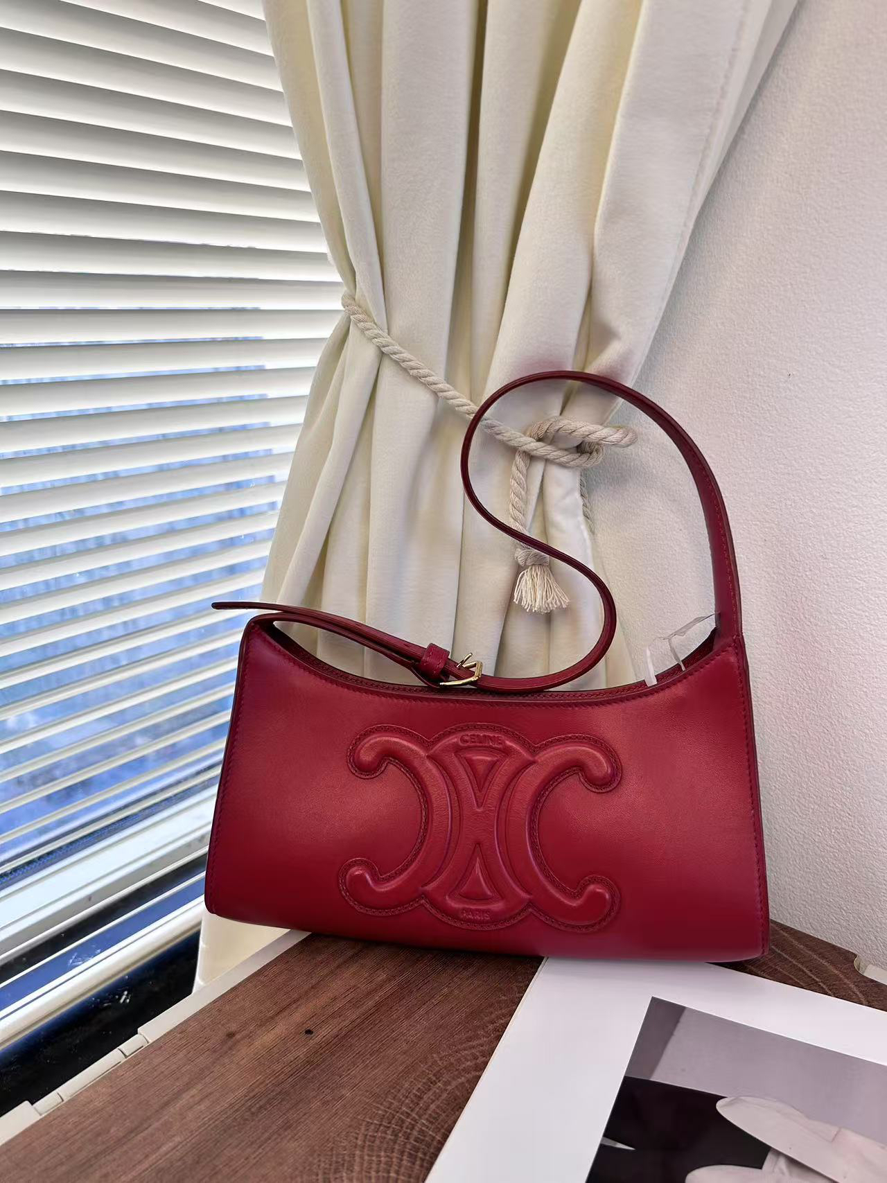 95新 Celine/思琳 经典腋下包简约大方百搭手提包