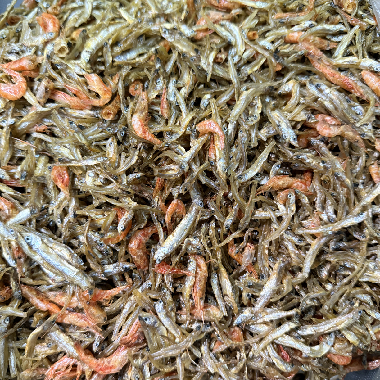 【小鱼小虾】湖南三江无盐淡水小河鱼小河虾混合装