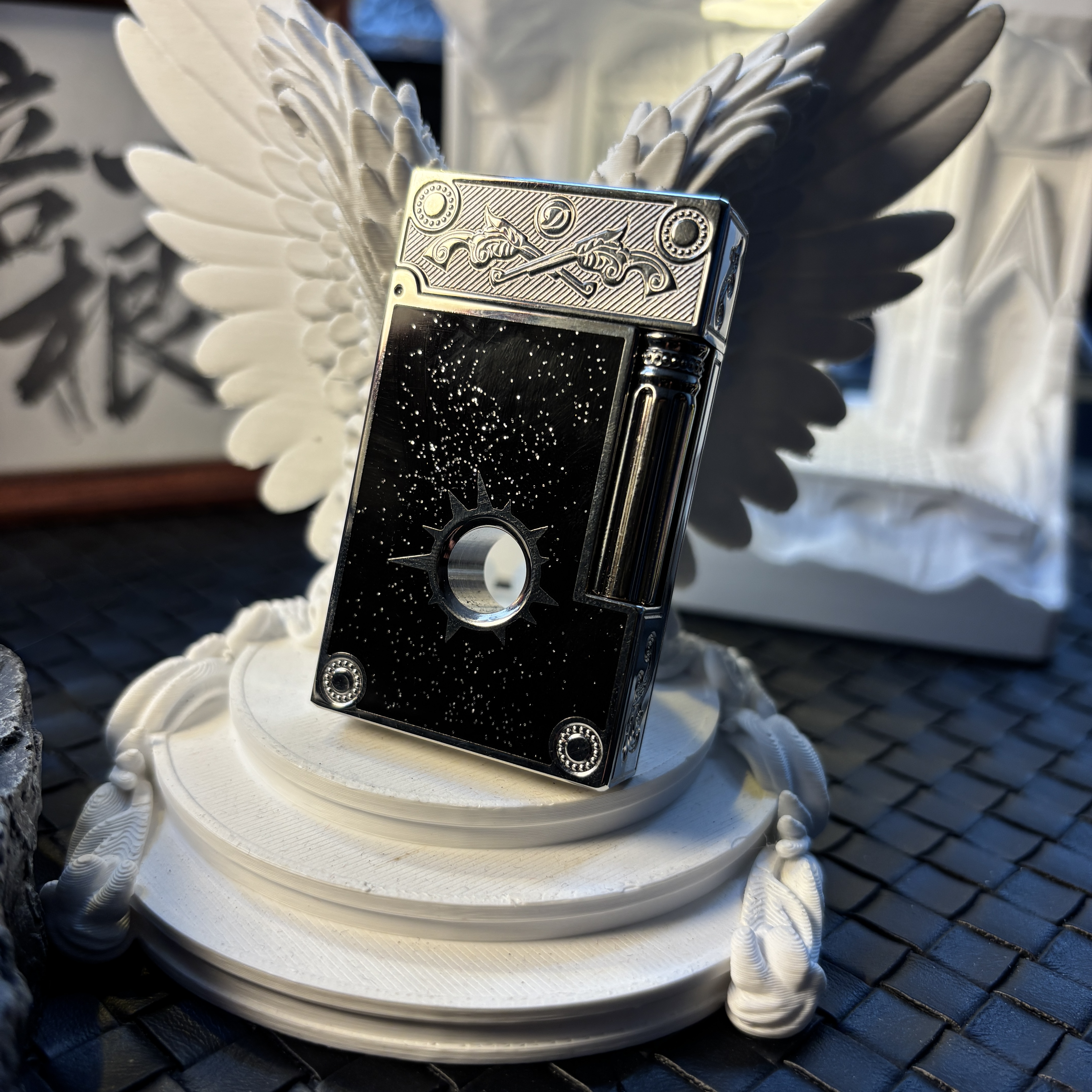 【洒金西部牛仔】定制版DP西部牛仔朗声打火机钢音清脆男士商务送礼